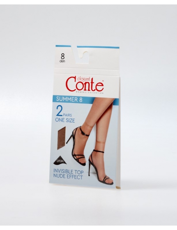 Summer 8 panty sok Invisible Top (2-pak)