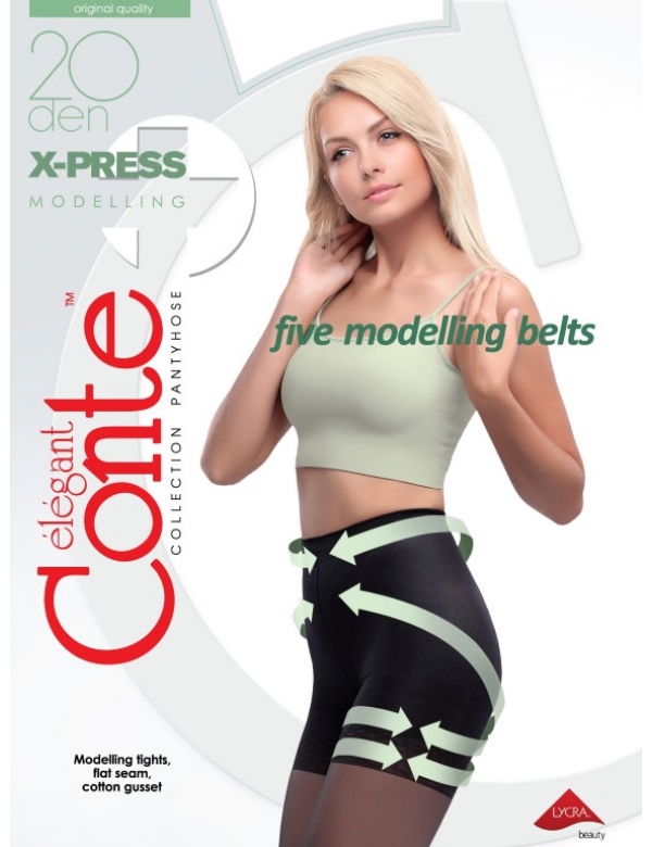Corrigerende panty 20 denier Conte X-press 20 Corrigerende panty 20 denier Conte X-press 20